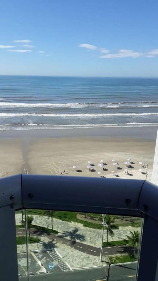 Belo Apartamento Com Vistas Para O Mar - Pe Na Areia - Churrasqueira Na Varanda Praia Grande  Exterior photo