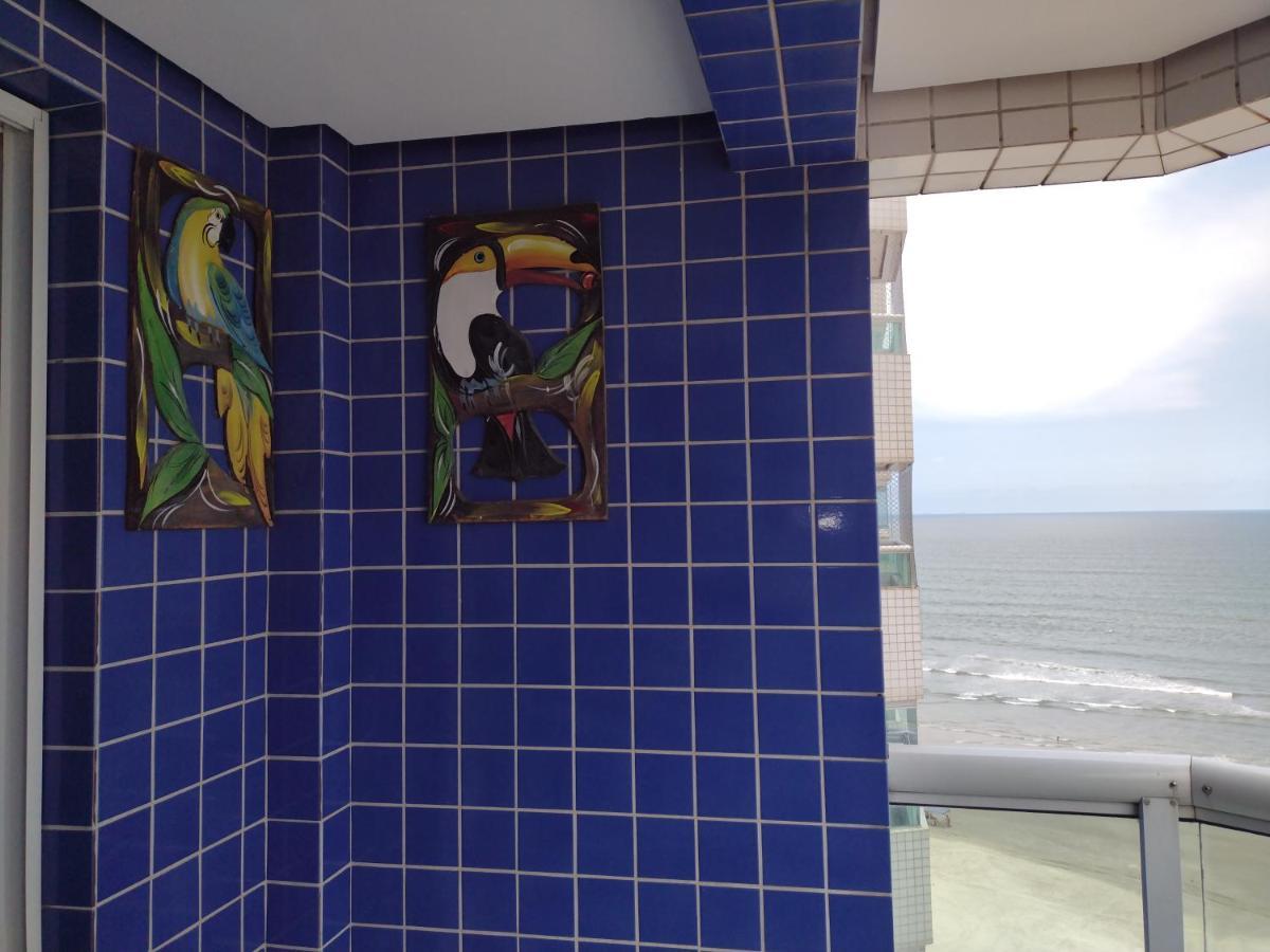 Belo Apartamento Com Vistas Para O Mar - Pe Na Areia - Churrasqueira Na Varanda Praia Grande  Exterior photo